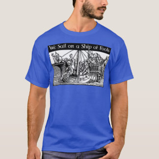 T-shirt Nous naviguons sur un bateau de poules