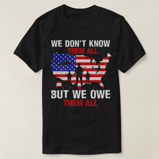 T-shirt Nous ne les connaissons pas tous, mais nous leur d (Design devant)