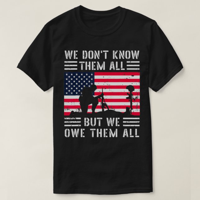 T-shirt Nous ne les connaissons pas tous, mais nous leur d (Design devant)