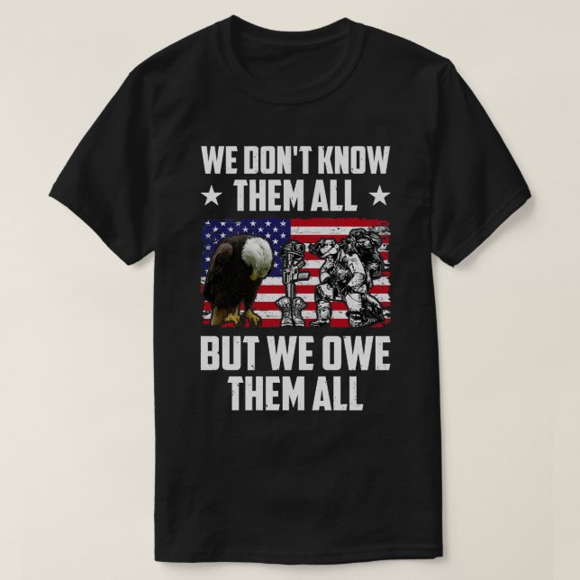 T-shirt Nous Ne Les Connaissons Pas Tous, Mais Nous Leur D (Design devant)