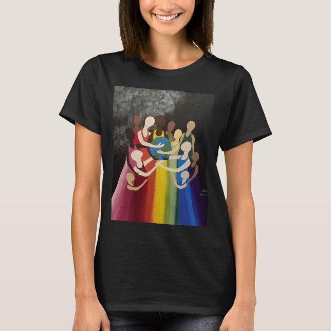 T-shirt Nous Ne Regarderons Pas Le Monde Brûler (Devant)