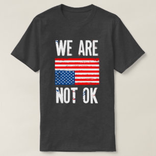 T-shirt Nous Ne Sommes Pas D'Accord À L'Extérieur De La Ma