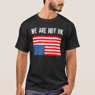T-shirt Nous Ne Sommes Pas D'Accord À L'Extérieur Du Drape