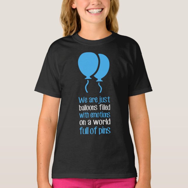 T-shirt Nous ne sommes que des ballons (Devant)