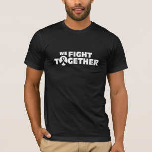 T-shirt Nous nous battons ensemble - Hope Fight Cure Cance