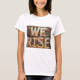 T-shirt Nous nous élevons contre le fascisme et la tyranni