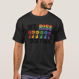 T-shirt Nous Nous Laissons Ensemble Bisexuel Gay Trans Que