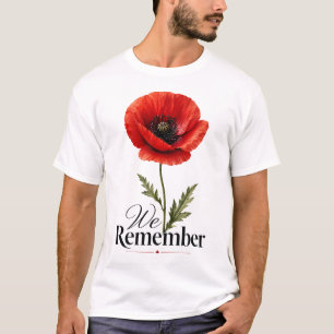 T-shirt Nous nous souvenons – Hommage de la journée du coq