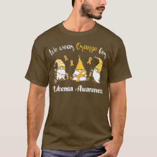 T-shirt Nous Portons Avec Orange Pour La Sensibilisation À