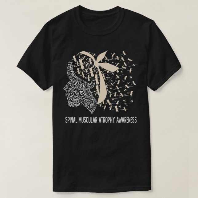 T-shirt Nous Portons De La Crème Pour L'Atrophie Musculair (Design devant)