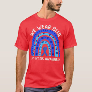 T-shirt Nous Portons Du Bleu Pour La Sensibilisation À L'I