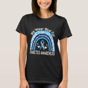T-shirt Nous Portons Du Bleu Pour La Sensibilisation Au Di