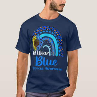 T-shirt Nous portons le bleu Ruban de sensibilisation à l'