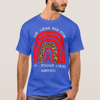 T-shirt Nous portons Red Rainbow pour MADD Désigner un con