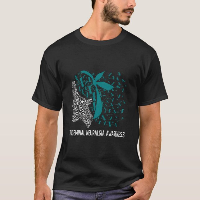 T-shirt Nous Portons Turquoise Pour La Sensibilisation Neu (Devant)