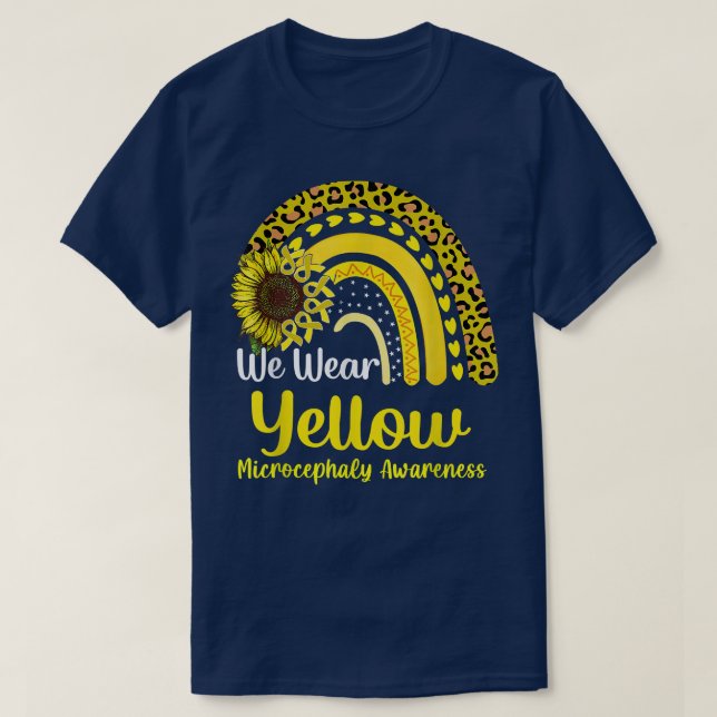 T-shirt Nous portons une sensibilisation à la microcéphali (Design devant)