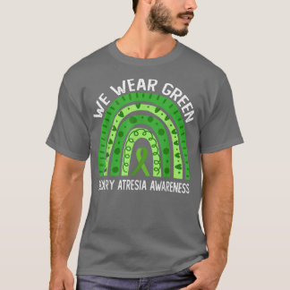 T-shirt Nous Portons Vert Pour La Sensibilisation Biliaire