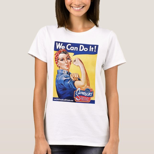T-shirt Nous pouvons le faire ! Commande de Showboat (Devant)
