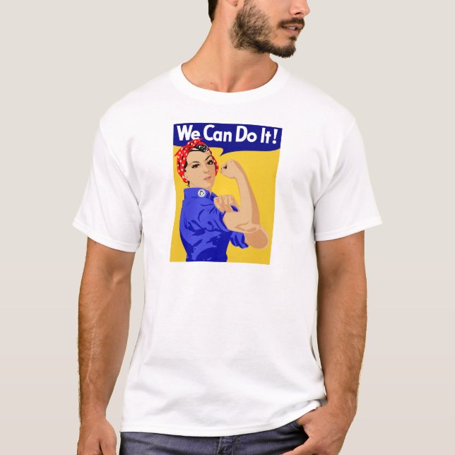 T-shirt Nous Pouvons Le Faire ! Poster 2ÈME GUERRE MONDIAL (Devant)