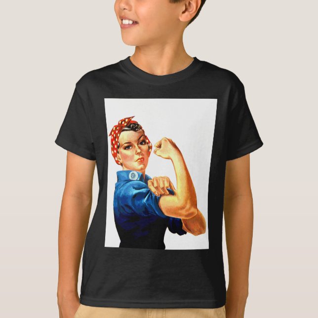 T-shirt Nous pouvons le faire Rosie la propagande 2ÈME GUE (Devant)