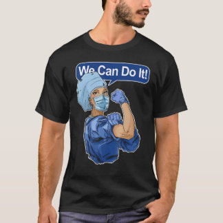 T-shirt Nous pouvons le faire Rosie la riveteuse infirmièr