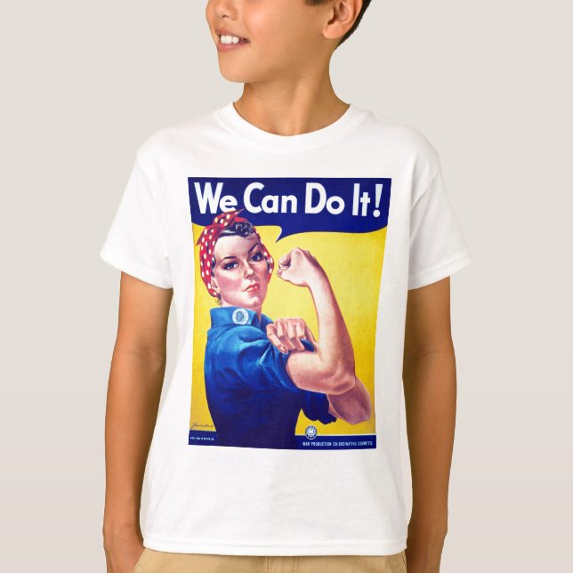 T-shirt Nous pouvons le faire Rosie le Riveter (Devant)