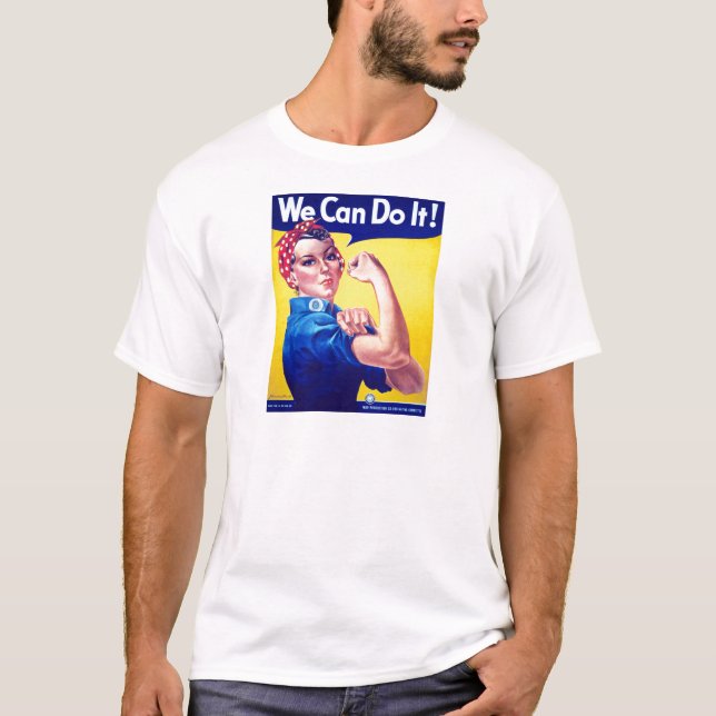 T-shirt Nous pouvons le faire Rosie le Riveter (Devant)
