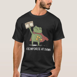 T-shirt Nous Renforçons à l'Aube Drôle Grenouille Rbt Aba 