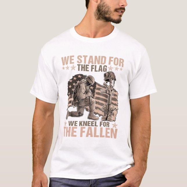 T-shirt Nous représentons le drapeau que nous nous mettons (Devant)
