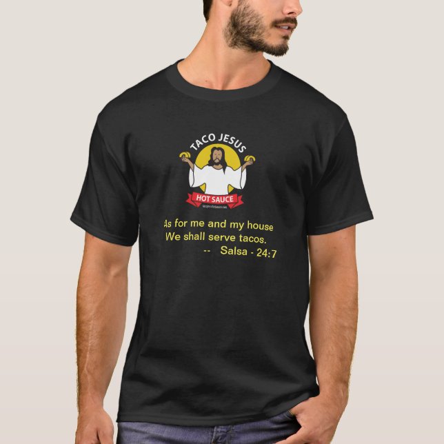 T-shirt Nous servirons des tacos… (Devant)