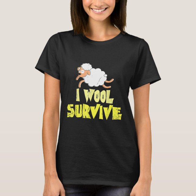 T-shirt Nous sommes à court de laine Tricot amant mouton l (Devant)