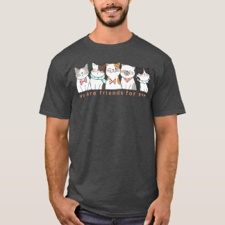 T-shirt nous sommes amis pour toujours un cadeau