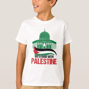 T-shirt Nous Sommes Avec La Palestine