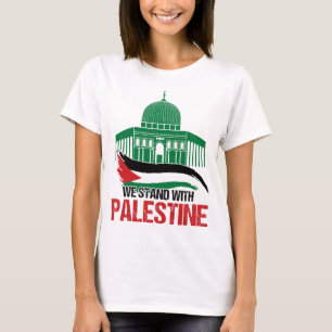 T-shirt Nous sommes avec la Palestine