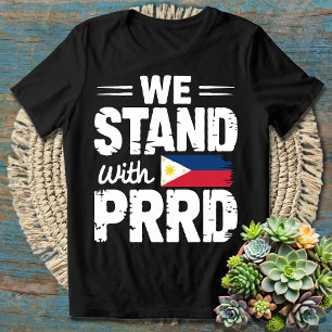 T-shirt Nous sommes avec PRRD - Soutenez notre héros phili