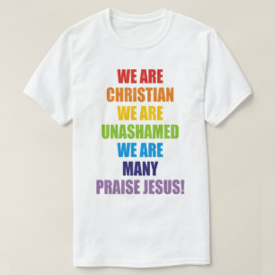 T-SHIRT NOUS SOMMES CHRÉTIENS NOUS SOMMES BEAUCOUP