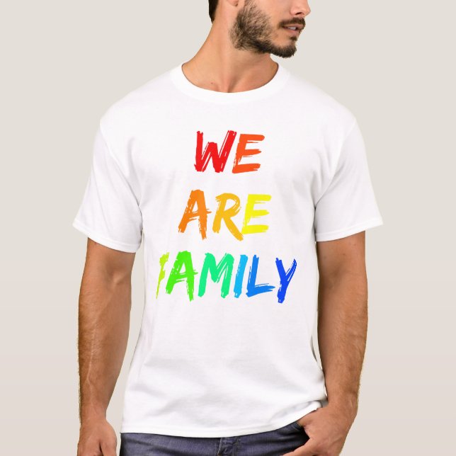 T-shirt Nous sommes conception d'adoption de soleil (Devant)