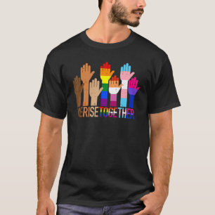 T-shirt Nous Sommes Ensemble Lgbt Lesbian Gay Bisexual Pri