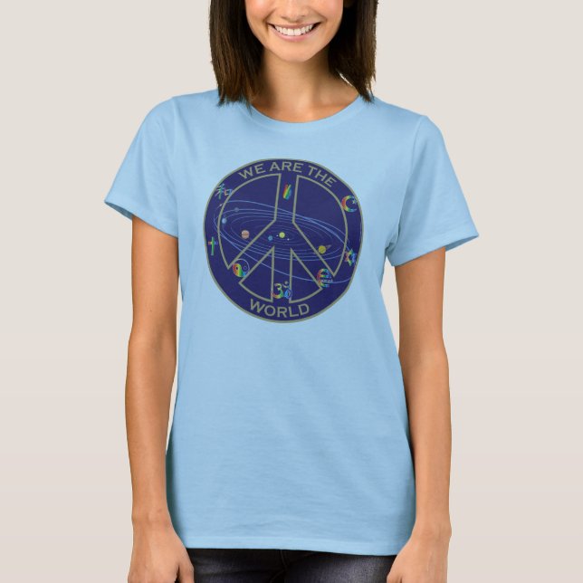 T-SHIRT NOUS SOMMES LE MONDE (Devant)
