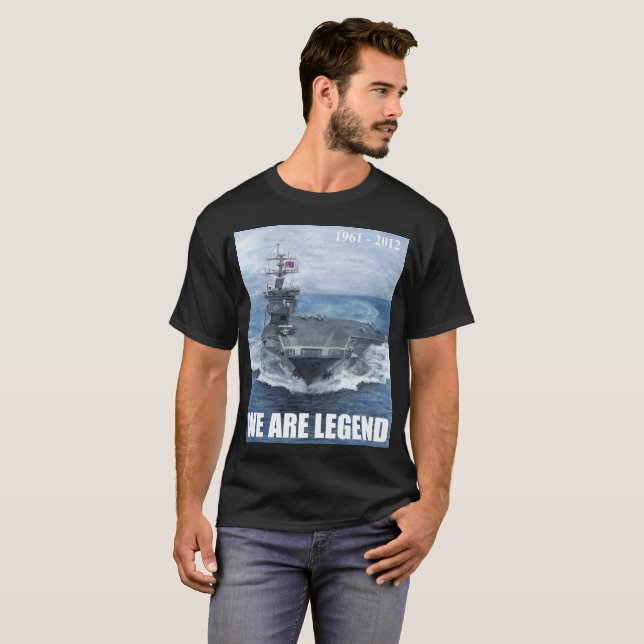T-shirt Nous sommes Legend USS Enterprise (Devant entier)
