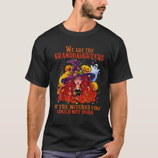 T-shirt Nous sommes les petites filles des sorcières que v (Devant)