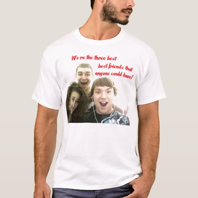 T-shirt Nous sommes les trois meilleurs amis ! (Devant)