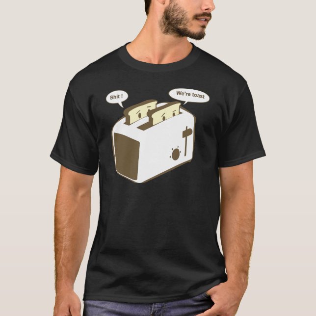 T-shirt nous sommes pain grillé (Devant)