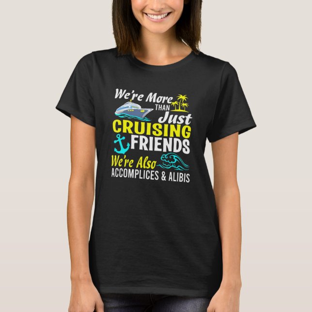T-shirt Nous sommes plus que simplement de croiser amis va (Devant)