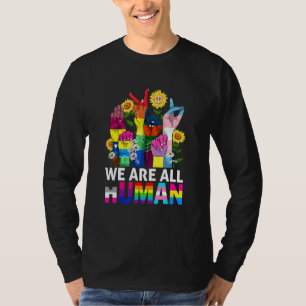 T-shirt Nous sommes tous Human Pride Ally Rainbow Lgbt Fla