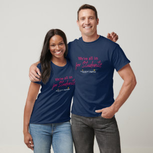 T-shirt Nous sommes tous pour les étudiants, Marine Co-bra