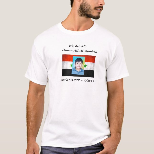 T-shirt Nous sommes tout l'Al-Khateeb de Hamza Ali (Devant)