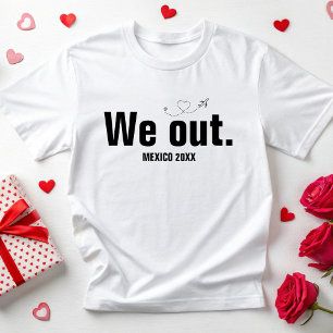 T-shirt Nous Sortons Voyage en famille Voyage en avion Mod