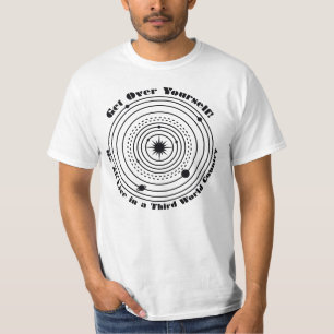 T-shirt Nous vivons tous dans un pays du tiers monde