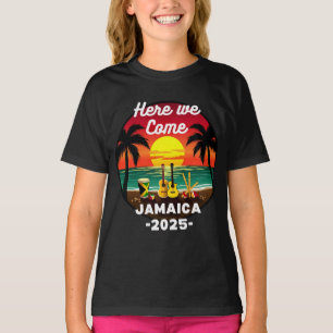 T-shirt Nous voici en Jamaïque 2025 Voyage d'été en famill